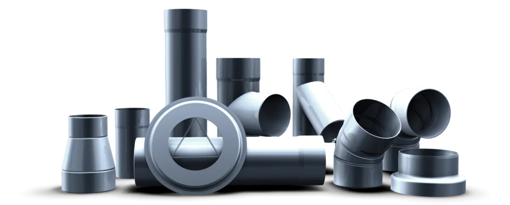 Aluminate fittings thickness 2 mm