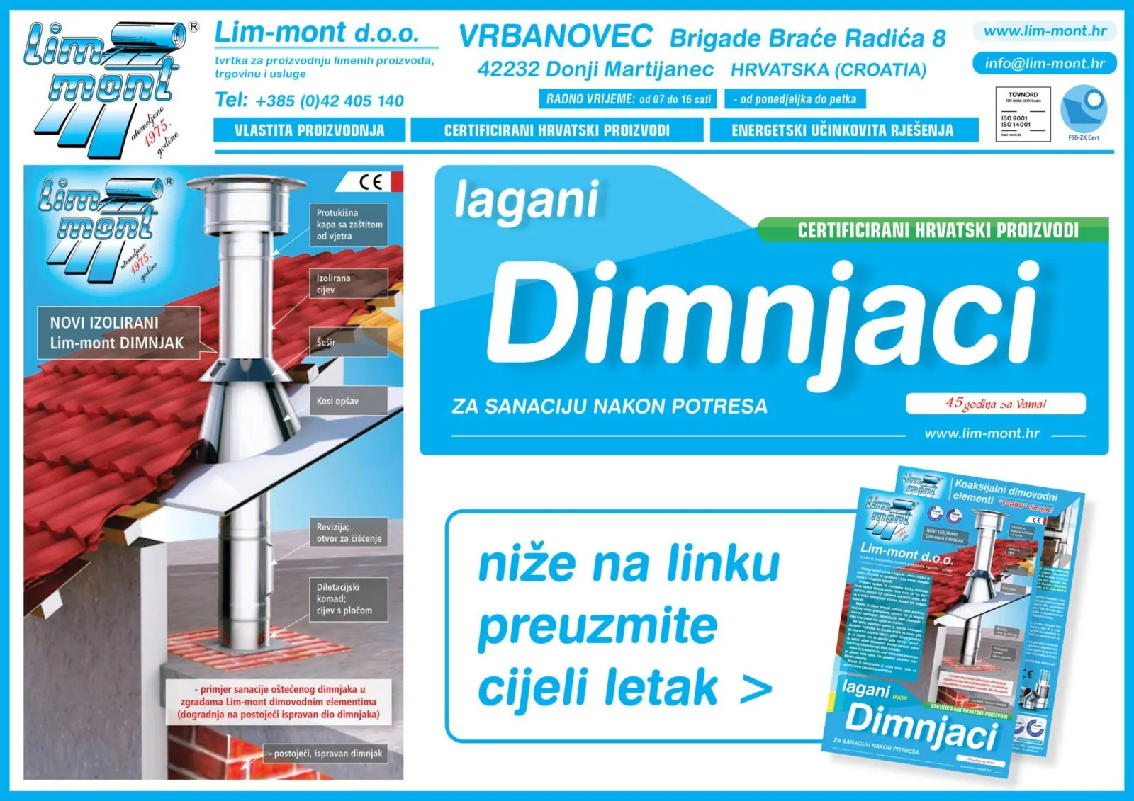 POTRES - lagani dimnjaci