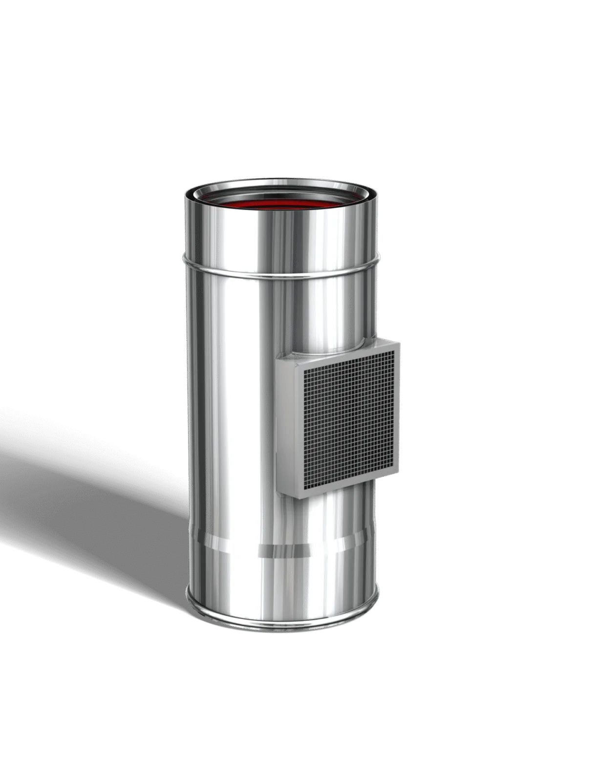 Element with perforated aperture for air