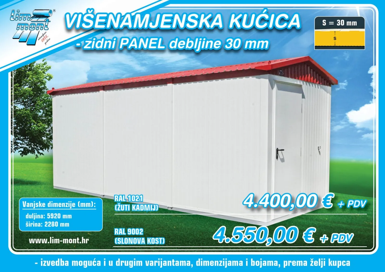 Višenamjenska kućica - prodaja