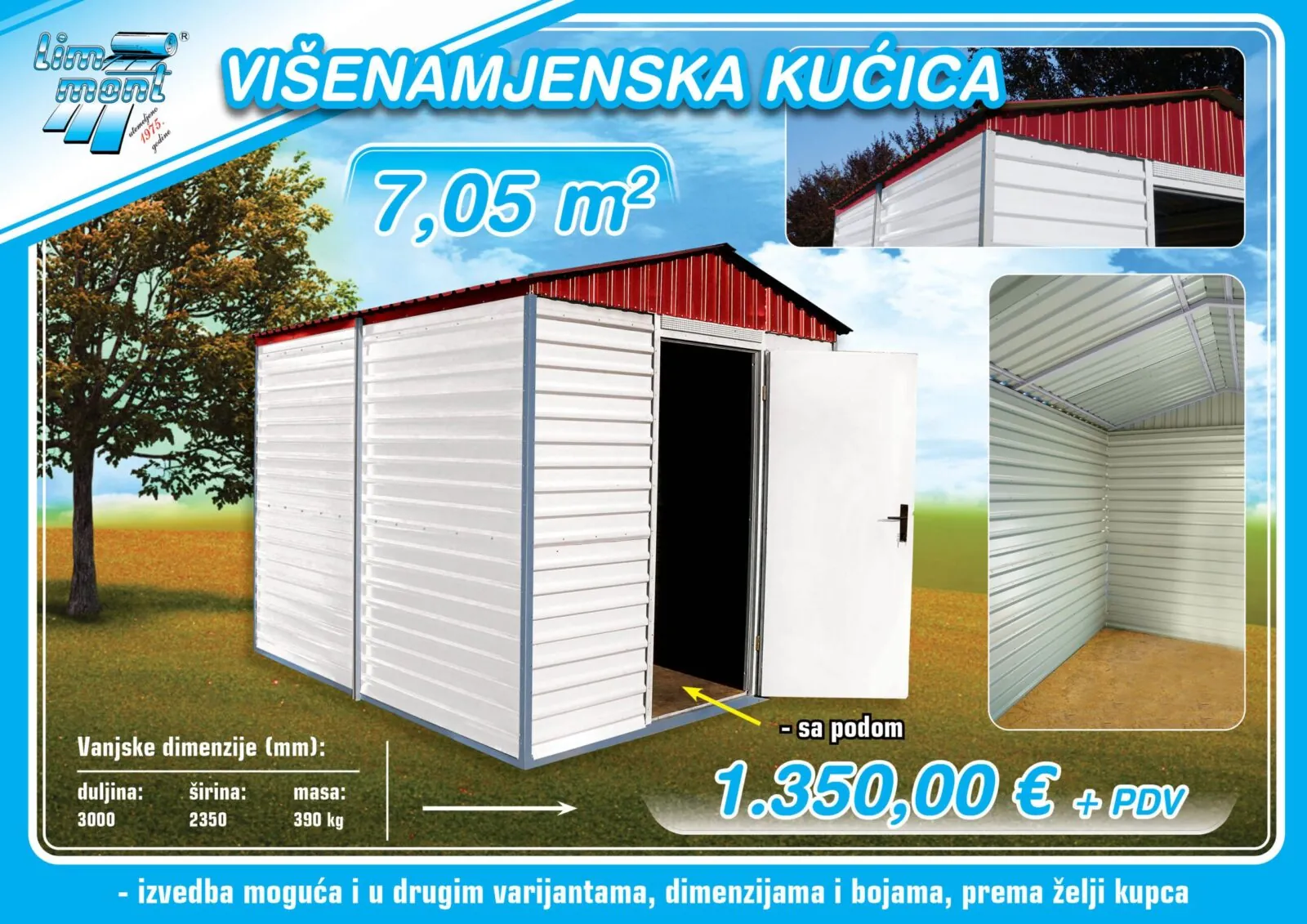 Višenamjenska kućica - prodaja