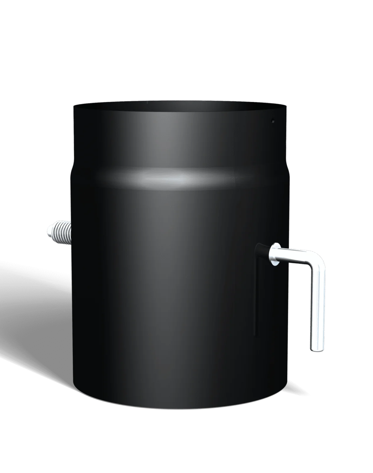 Element with flue damper H = 0,25 mt