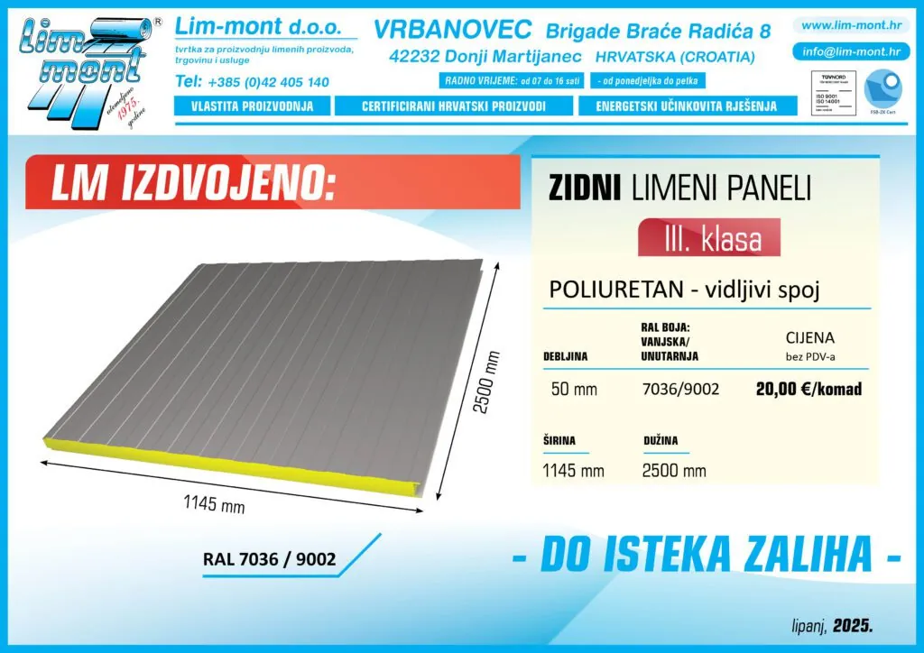 Zidni panel – 3. klasa